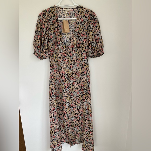 BNWT Sessun Silk Dress M - Picture 8 of 12